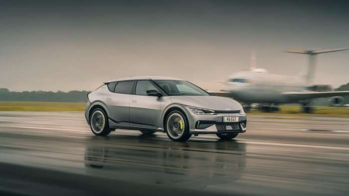 기아 E-GMP 기반 첫 전용 전기차 EV6 최상위 트림 모델 'EV6 GT'. (사진=기아)