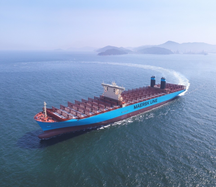 A.P. 몰러-머스크(A.P. Moller-Maersk)는 기후 변화에 대한 무역협회의 입장을 이유로 ICS에서 이사직을 사임했다. (사진=대우조선해양)