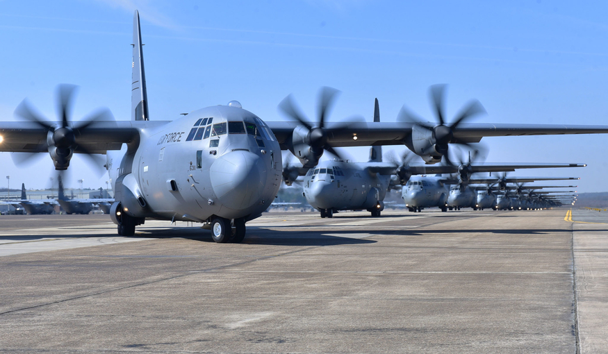 미 공군 C-130J 항공기. (사진=미 공군)