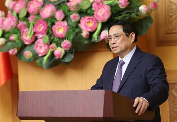 팜민찐 베트남 총리는 지난달 30일 베트남 하노이에서 한국 기업들과 대화를 가졌다. (사진=베트남 당국)