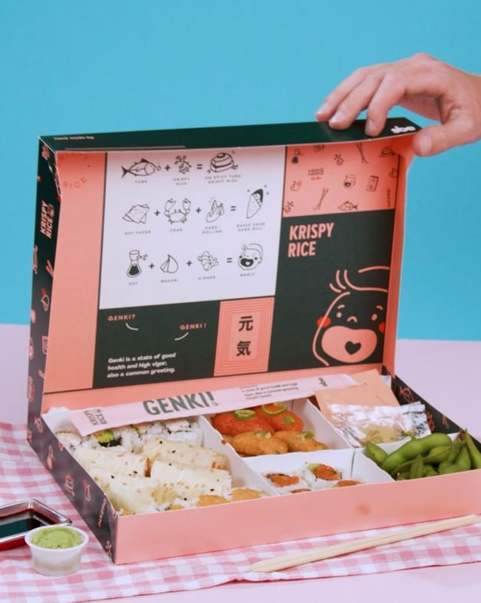 C3 초밥 브랜드 크리스피 라이스가 선보인 메뉴 (사진=고 바이 시티즌 홈페이지)