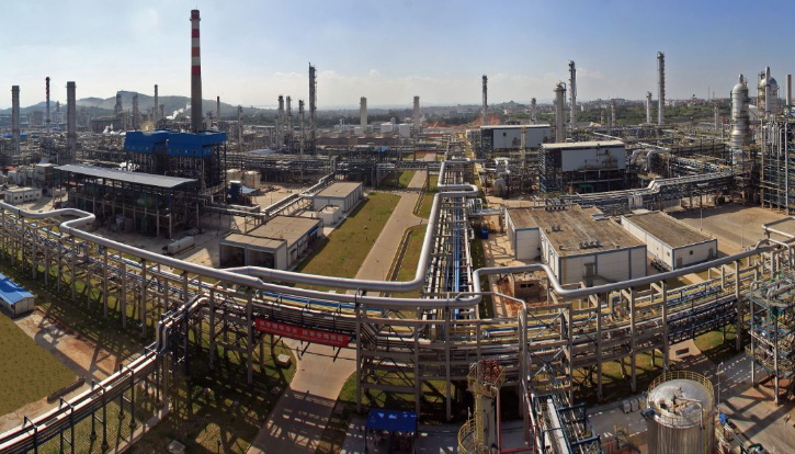 중국 푸젠성 FREP(Fujian Refining and Petrochemical Company) 정유 공장. (사진=아람코)