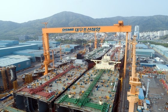 대우조선해양의 옥포조선소 전경. (사진=대우조선)