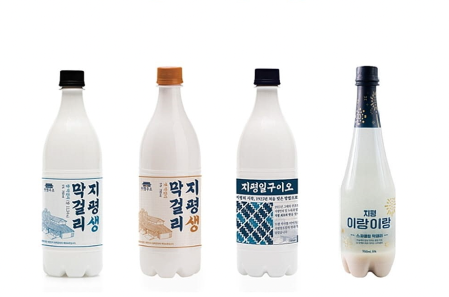 지평주조가 선보인 다양한 막걸리 (사진=지평주조 홈페이지)