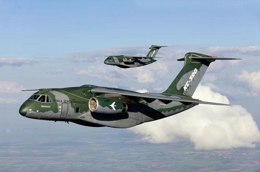 엠브라에르의 군용 수송기 KC-390. (사진=엠브라에르)