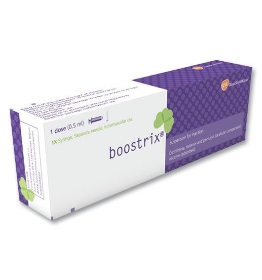 FDA는 GSK의 백일해 백신 부스트릭스(Boostrix)에 대해 3개월 차 임신부가 접종할 수 있도록 허가했다.(사진=GSK)