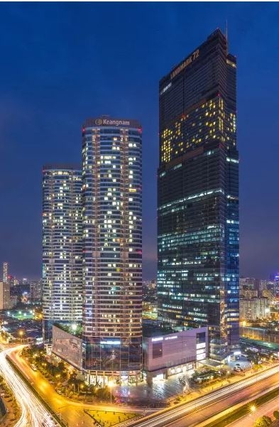 경남기업이 건설한 주상복합 '경남 랜드마크 타워' 전경 (사진=경남 랜드마크 타워 홈페이지)