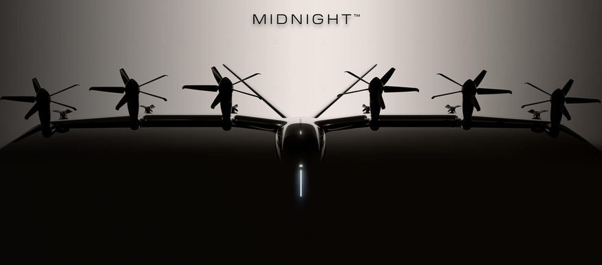 아처 에비에이션(Archer Aviation)이 전기 수직 이착륙 항공기(eVTOL)의 '미드나이트'. (사진=아처)