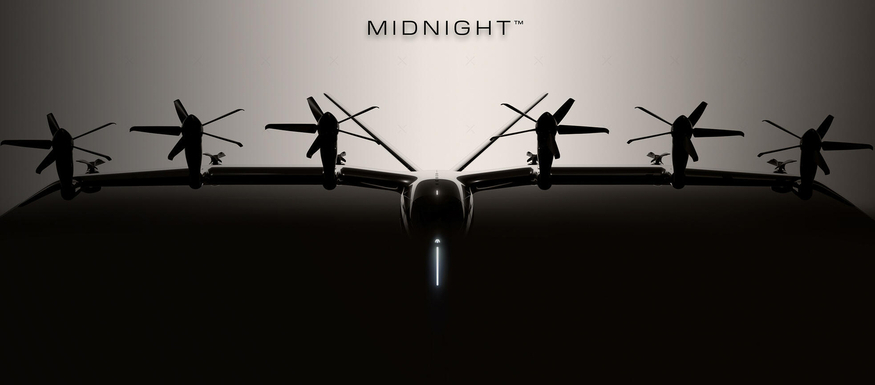 아처 에비에이션의 전기 수직 이착륙 항공기(eVTOL)의 '미드나이트'. (사진=아처)