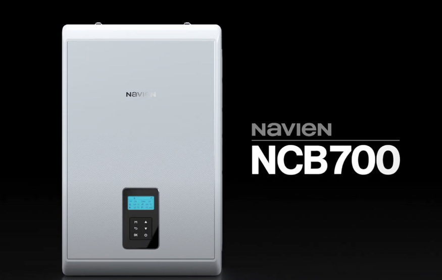 경동나비엔이 영국에서 선보인 콤비 보일러 NCB700 ON (사진=나비엔 영국 유튜브)