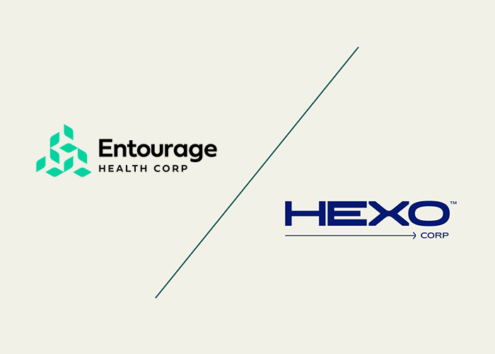 캐나다 대마초 생산업체 헥소(HEXO)가 엔투러지 헬스 코퍼레이션(Entourage Health Corp)와 손잡고 캐나다 대마초 시장 지배력을 확대한다..(사진=양사)