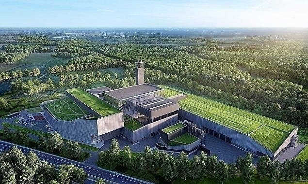 두산에너빌리티가 눈독을 들인 폴란드 우츠 폐자원에너지화(WtE) 플랜트 수주 가능성이 높아진다. 사진은 폴란드 바르샤바 폐기물 소각로 조감도. (사진=포스코건설)