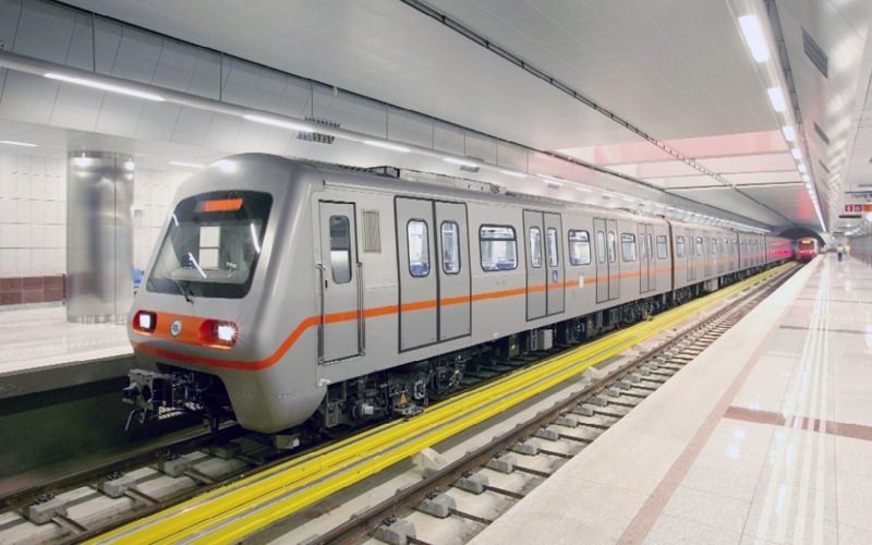 그리스 아테네에서 운행 중인 현대로템 전동차. (사진=Metro of Athens)