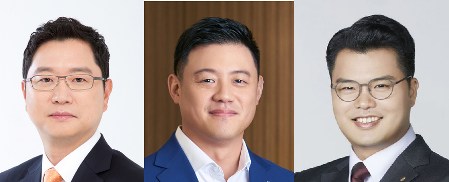 윤웅섭 일동제약 부회장과 유원상 유유제약 사장, 서진석 셀트리온·셀트리온제약 이사회 의장(왼쪽부터). (사진=각사)