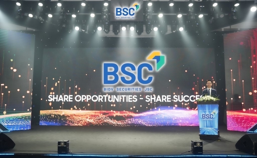 베트남 BIDV증권(BSC)가 9일 신규 브랜드 아이덴티티 론칭 행사를 열었다.(사진=BSC)