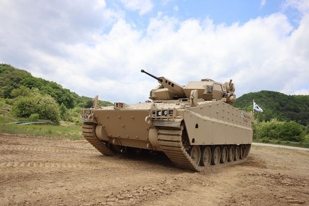 한화에어로스페이스의 보병전투장갑차(IFV) 레드백. (사진=한화에어로스페이스)