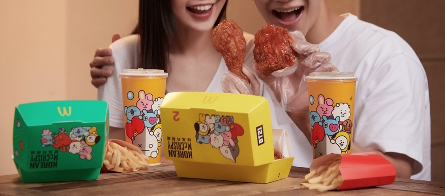 오뚜기는 대만 맥도날드와 손잡고 한국식 양념치킨을 출시했다. (사진= 대만 맥도날드 홈페이지)