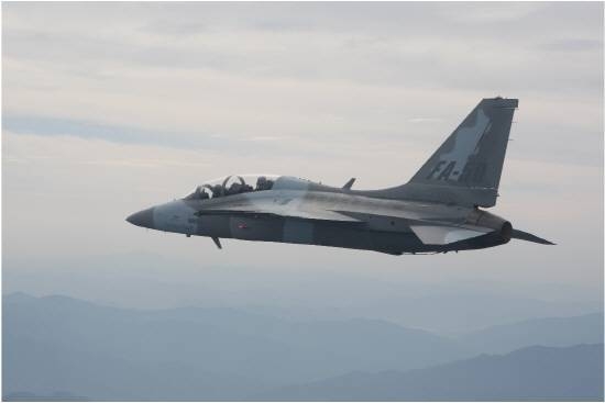한국항공우주산업(KAI)의 경공격기 'FA-50'. (사진=KAI)