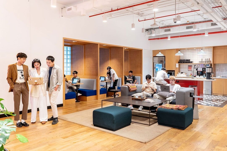 세계 최대 공유오피스 기업 위워크(WeWork)와 태국 대표 유니콘인 음식배달 플랫폼 라인맨 웡나이(LINE MAN Wongnai)가 파트너십을 강화했다. (사진=라인맨 웡나이)