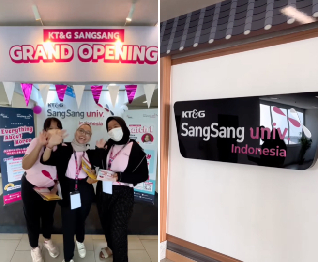 KT&G는 인도네시아 비누스 대학교와 손잡고 대학 캠퍼스에 유니브존을 조성했다. (사진=상상유니브인도네시아 인스타그램)