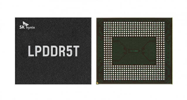 SK하이닉스가 개발한 모바일용 고속 D램 'LPDDR5T'(사진=SK하이닉스)