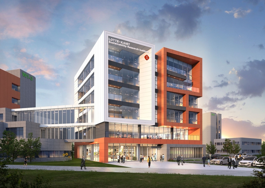 롯데-KAIST R&D센터 완공시 모습. (사진=롯데그룹)