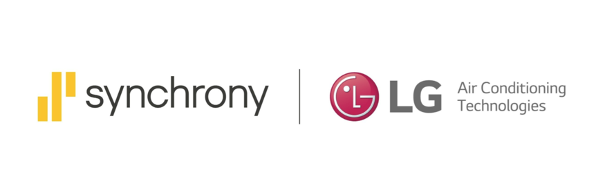미국 싱크로니와 LG전자 북미법인 공조 솔루션 사업을 담당하는 'LG 에어 컨디셔닝 테크놀로지(LG Air Conditioning Technologies)' 사업부 로고. (사진=LG전자)