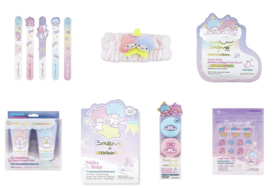 LG생활건강 미국 화장품 브랜드 더크렘샵(The Crème Shop)이 산리오 유명 캐릭터 리틀트윈스타를 입힌 제품을 출시했다.(사진=더크렘샵)