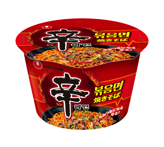 농심에 따르면 내달 3일부터 이틀간 일본 도쿄 국제 포럼에 참여한다. 사진은 신라면 볶음면 야키소바.(사진=농심)