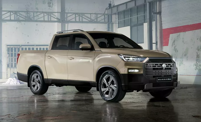 KG모빌리티 준대형 SUV 모델 '렉스턴 스포츠'. (사진=KG모빌리티)