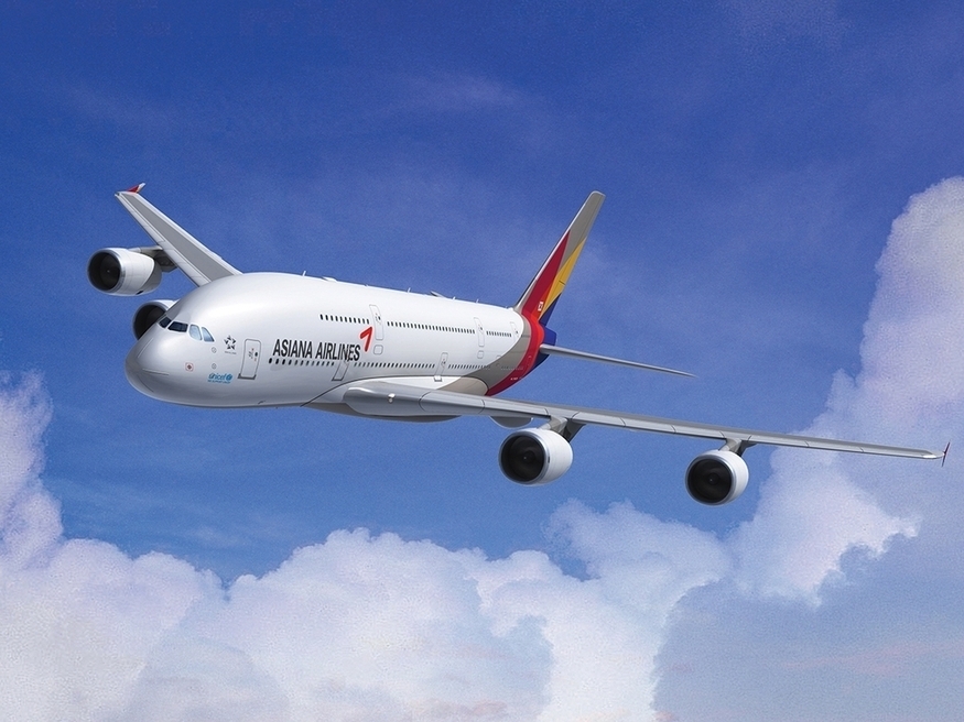 아시아나항공 A380 여객기. (사진=아시아나항공)