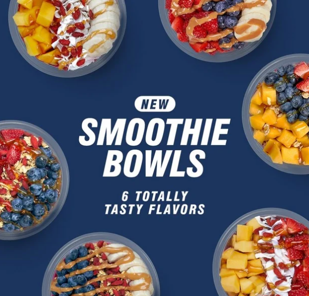 스무디킹이 지난 4월에 선보인 신제품 스무디볼(Smoothie Bowl)이 히트하면서 미국 실적이 크게 늘었다.(사진=스무디킹)