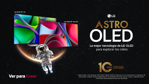 LG전자가 자사 OLED TV 기술력을 알리기 위해 '애스트로레드(Astroled) 캠페인'을 진행하고 있다. (사진=LG전자)