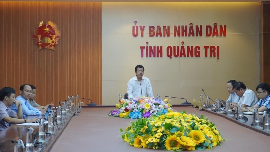 레 띠엔 융 꽝찌성 산업무역부 국장이 지난 9일(현지시간) 하이랑(Hai Lang) 액화천연가스(LNG) 발전 사업 계획 관련 간담회에서 발언하고 있다. (사진=꽝찌성)