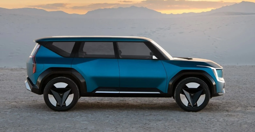 기아 플래그십 대형 전기 스포츠유틸리티차량(SUV) 모델 'EV9'. (사진=기아)