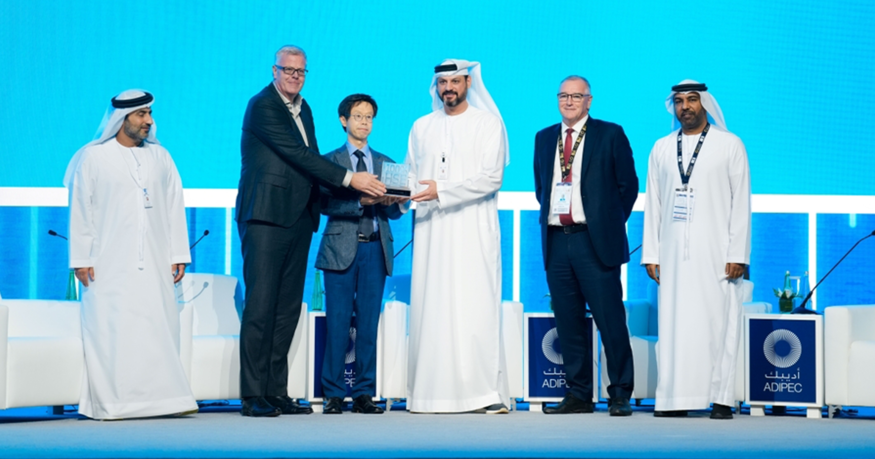 삼성엔지니어링은 아랍에미리트 국영석유기업 아드녹(ADNOC)이 개최한 연례 비즈니스 파트너십 포럼에서 HSE상을 수상했다. (사진=아드녹)