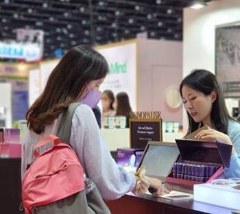 유한건강생활 ‘유한백수오’ 2022년 10월 태국 vitafoods asia 참가 이미지 (사진제공 = 유한건강생활)