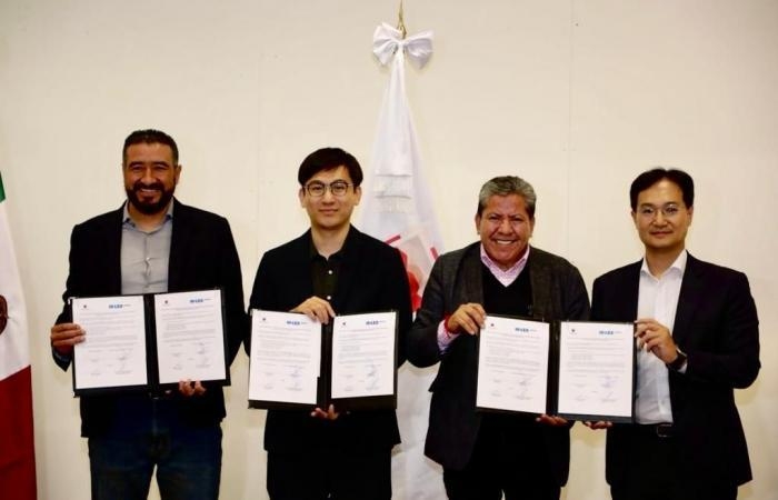 대동도어와 엠알인프라오토가 멕시코 사카테카스주와 투자의향서를 체결했다. (사진=사카테카스주)