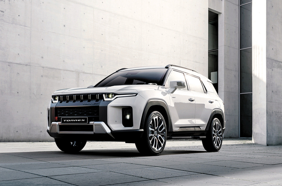 KG모빌리티 중형 SUV 모델 '토레스'. (사진=쌍용차)