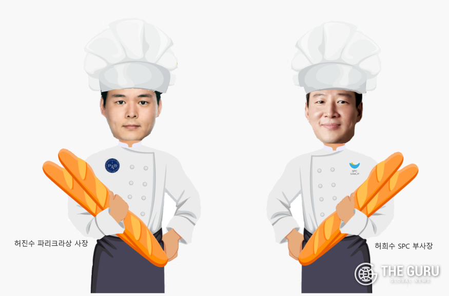 허영인 SPC그룹 회장의 장남 허진수 파리크라상 사장과 차남 허희수 SPC그룹 부사장이 해외시장에서 '제빵왕' 타이틀을 놓고 경쟁하고 있다.