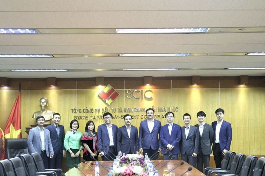 베트남투자공사(SCIC)와 미래에셋그룹 실무단이 협력 방안 논의를 위한 회동을 진행했다.(사진=베트남투자공사)