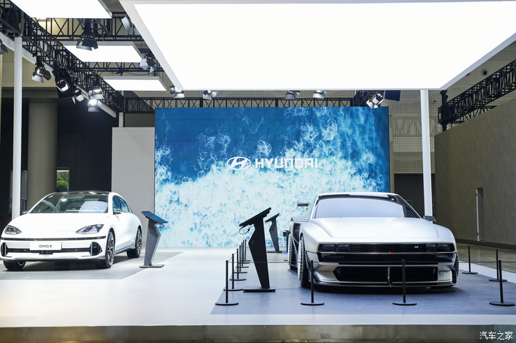 2023 WNEVC에 마련된 현댄차 전시 부스. (사진=WNEVC 위원회)