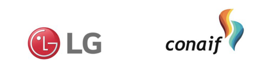 LG전자와 CONAIF 로고. (사진=LG전자)