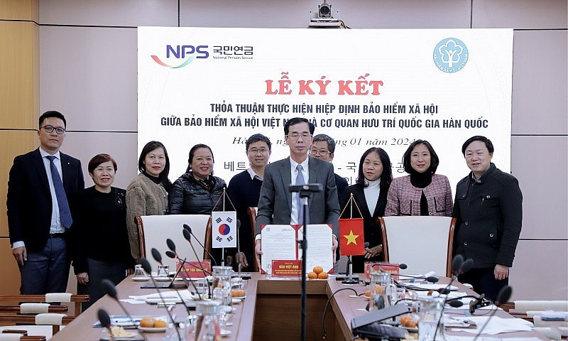 국민연금공단과 베트남 사회보험청은 지난 24일 양국 근로자의 복지 보장을 위한 사회보험 협약을 이행하는 내용의 온라인 협약을 맺었다. (사진=베트남 사회보험청)