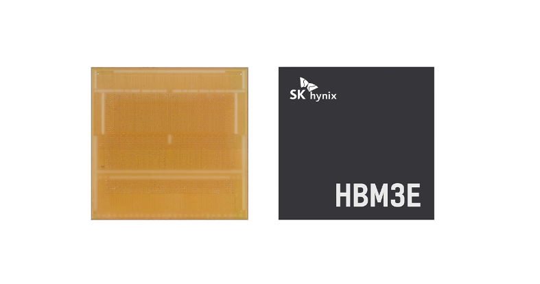 SK하이닉스의 HBM3E 제품 이미지. (사진=SK하이닉스)