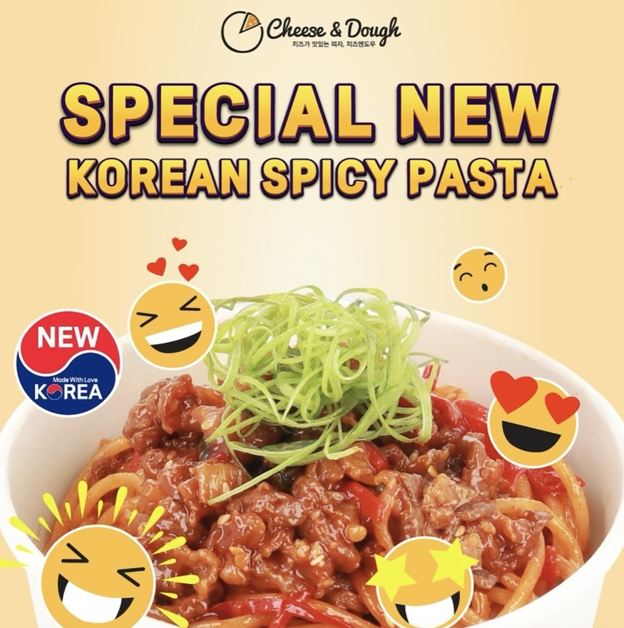 롯데마트 인도네시아 치즈앤도우를 통해 신메뉴 코리안 스파이스 파스타를 선보였다. (사진=치즈앤도우)