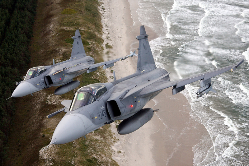 스웨덴 사브(Saab) JAS 39 그리펜(Gripen). (사진=사브)