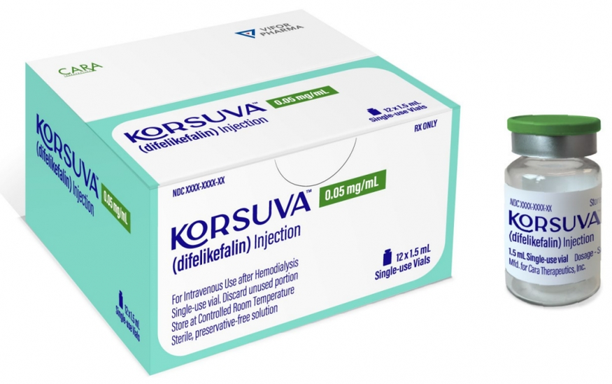 종근당 미국 파트너사 카라테라퓨틱스(Cara Therapeutics)의 CKD 가려움증 치료제 디펠리케팔린.(사진=카라테라퓨틱스)