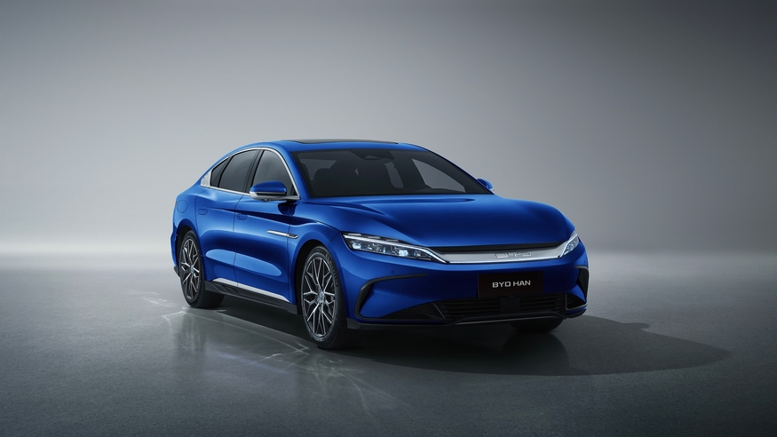 중국 전기차 업체 비야디(BYD) 순수 전기차 모델 한(Han) 사진. (사진=BYD) 
