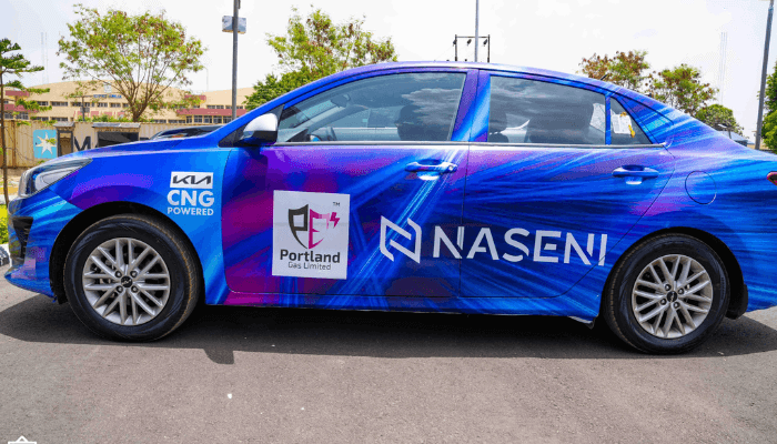 기아 압축천연가스(CNG) 차량. (사진=NASENI)